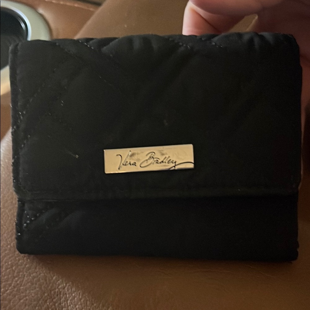 Vera Bradley Black Quilted Wallet